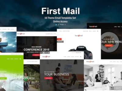 First Mail – 16 Unique Theme Email Templates Set