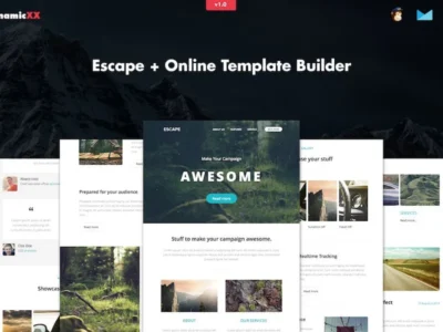 Escape – Responsive Email + Template Builder