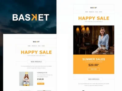 Basket – eCommerce Responsive E-mail Templates