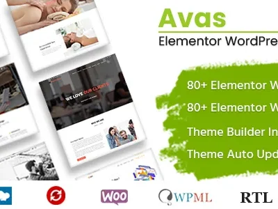 Avas – Multi-Purpose Elementor WordPress Theme